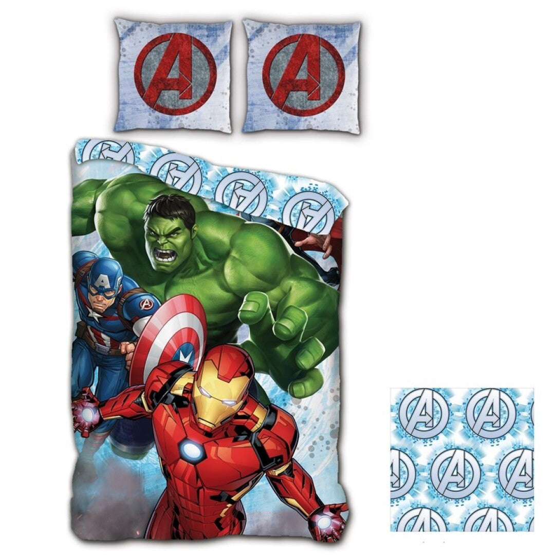 MARVEL AVENGERS COPRIPIUMONE (140x200 cm) + FEDERA - Disponibile in 2/3 giorni lavorativi