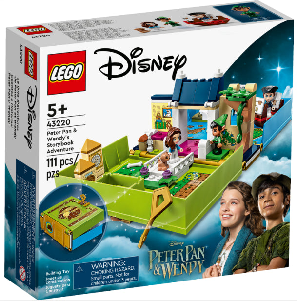 LEGO 43220 Lavventura nel libro delle fiabe di Peter Pan e Wendy - Disponibile in 2/3 giorni lavorativi