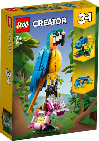 LEGO 31136 Pappagallo esotico - Disponibile in 2/3 giorni lavorativi