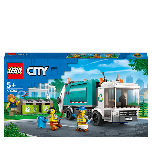 LEGO 60386 Camion per il riciclaggio dei rifiuti - Disponibile in 2/3 giorni lavorativi LEGO