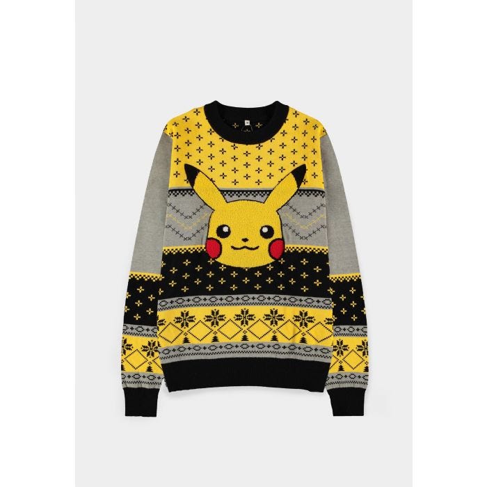 DIFUZED POKEMON - MAGLIONE PIKACHU JUMPER (L) - Disponibile in 2/3 giorni lavorativi
