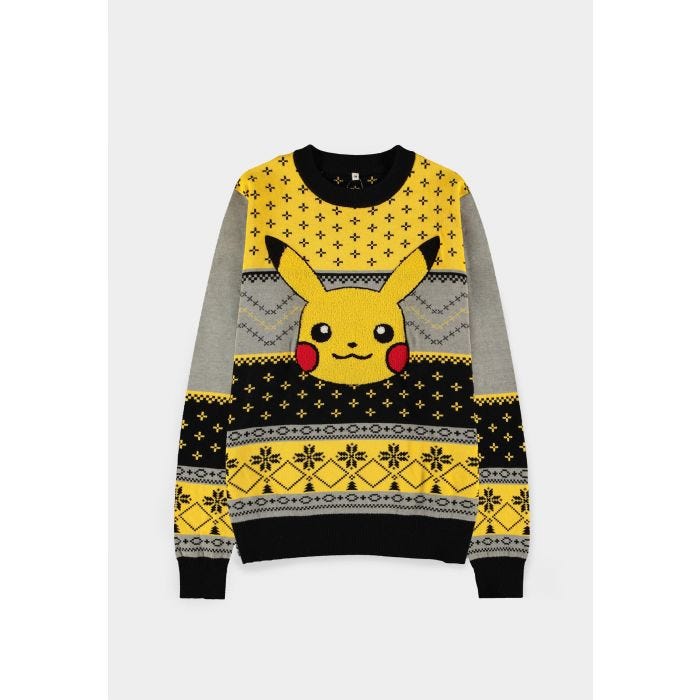 DIFUZED POKEMON - MAGLIONE PIKACHU JUMPER (M) - Disponibile in 2/3 giorni lavorativi