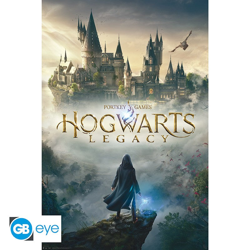 ABYSTYLE HARRY POTTER - Poster grande: "Hogwarts Legacy Key Art" (91.5x61) - Disponibile in 2/3 giorni lavorativi