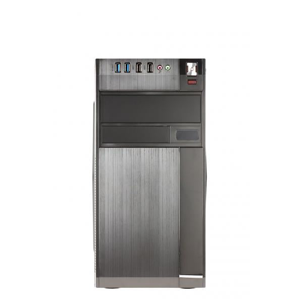 Itek Cabinet MicroATX midi Tower Modello robb - alimentatore 500w - 2xusb 3.0 Frontali - full nero - Disponibile in 3-4 giorni lavorativi