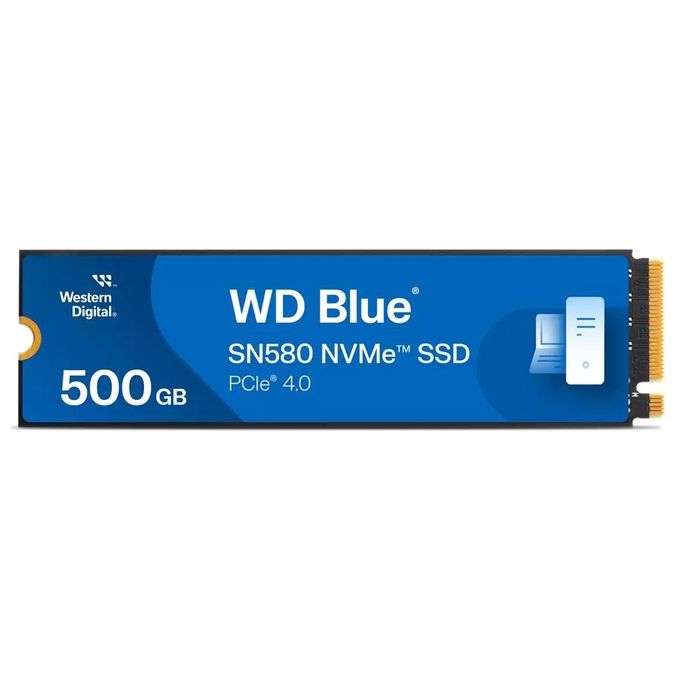 Western Digital Blue SN580 M.2 500Gb PCI Express 4.0 TLC NVMe - Disponibile in 3-4 giorni lavorativi