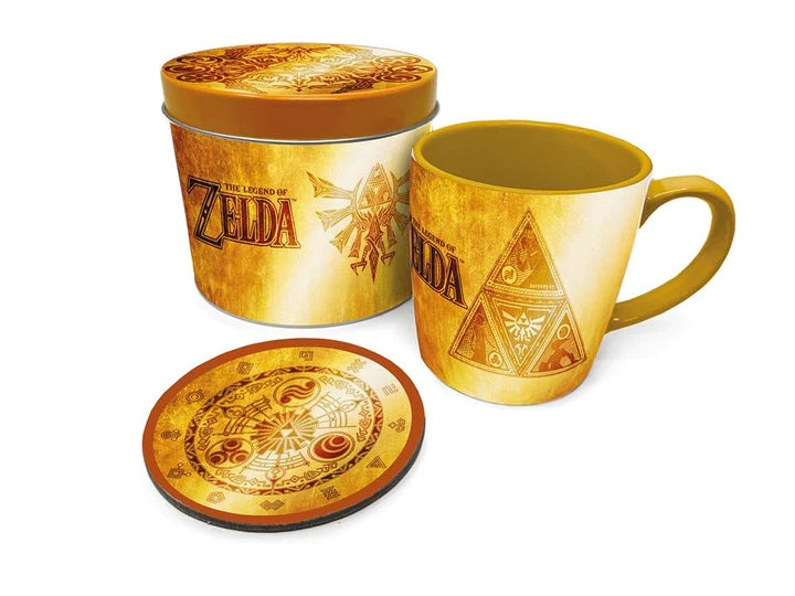 PYRAMID THE LEGEND OF ZELDA (GOLDEN TRIFORCE) TAZZA E SOTTOTAZZA - Disponibile in 2/3 giorni lavorativi