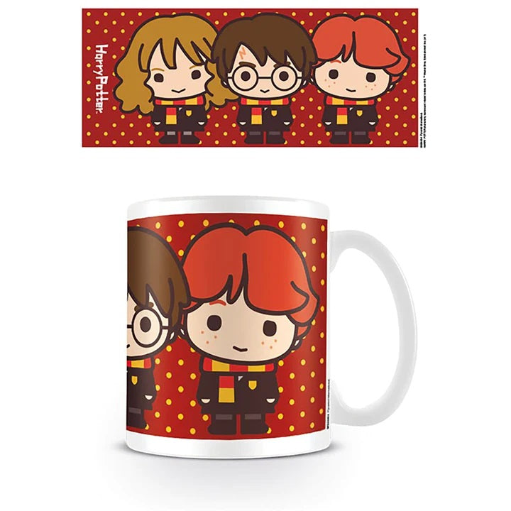 PYRAMID TAZZA HARRY POTTER (CHIBI HARRY RON HERMIONE) - Disponibile in 2/3 giorni lavorativi