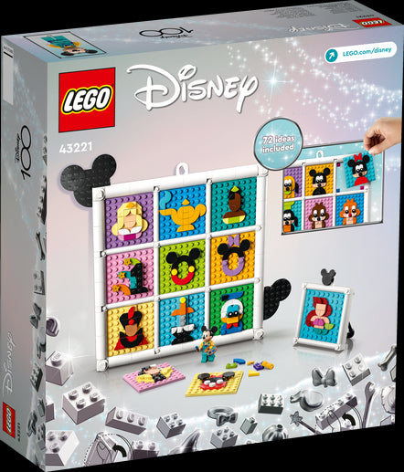 LEGO LEGO 43221 100 anni di icone Disney - Disponibile in 2/3 giorni lavorativi