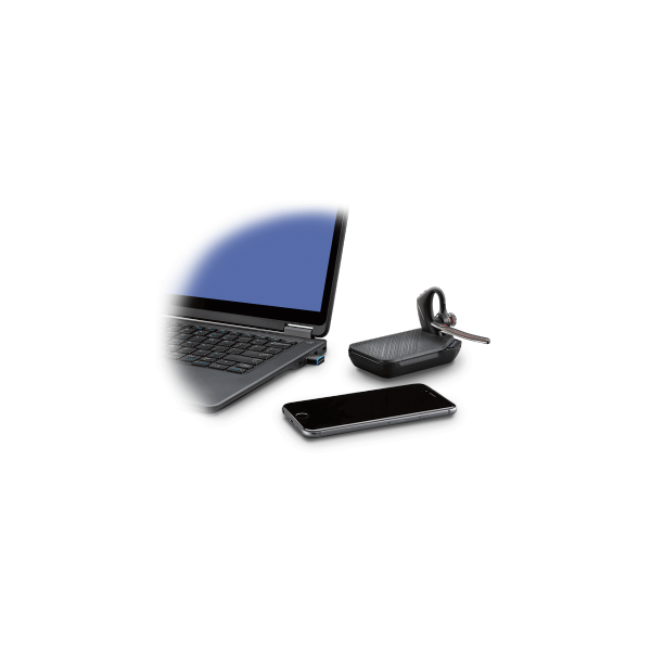 POLY VOYAGER 5200 UC Cuffia Aggancio Bluetooth Nero - Disponibile in 6-7 giorni lavorativi