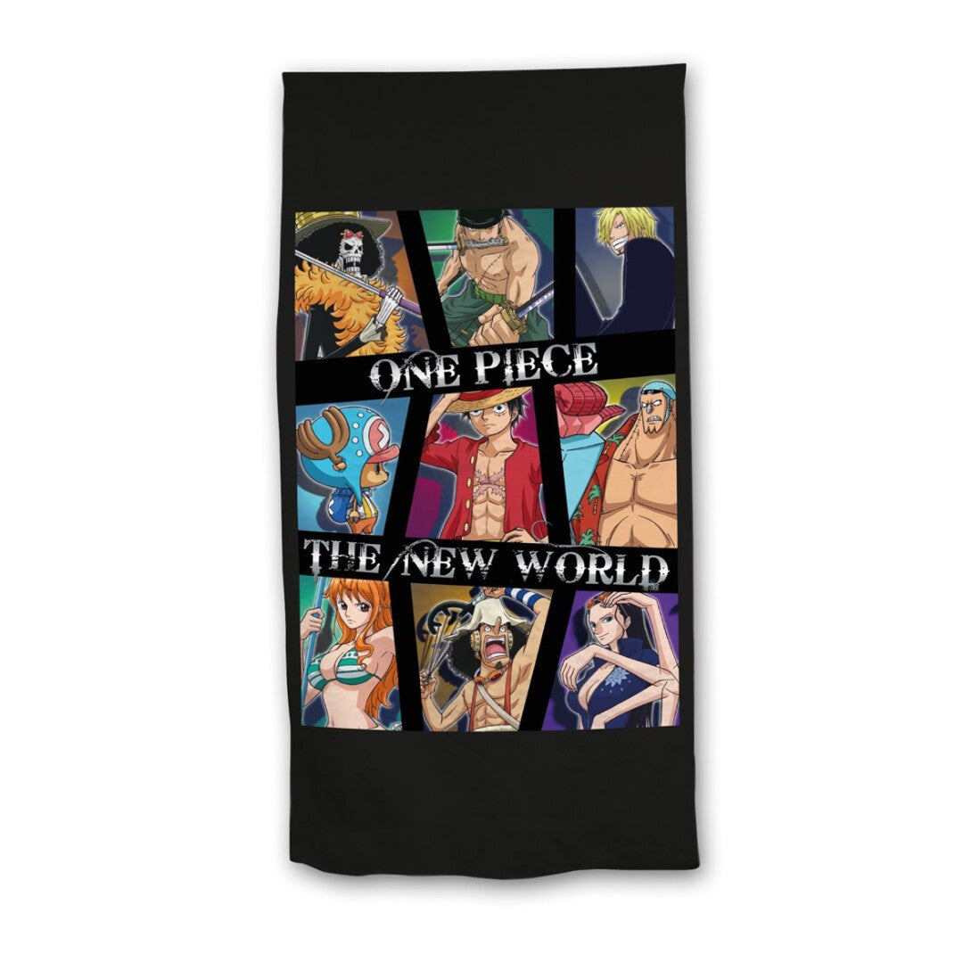 ONE PIECE - Asciugamano / Telo mare "The New World" (70 x 140cm) - Disponibile in 2/3 giorni lavorativi
