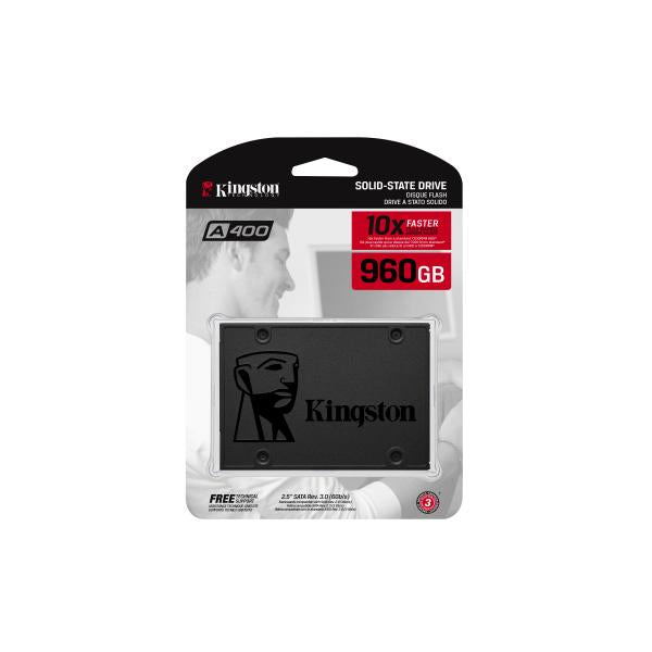 SSD KINGSTON A400 960GB SATAIII 2.5" 500/450 MB/S - Disponibile in 3-4 giorni lavorativi