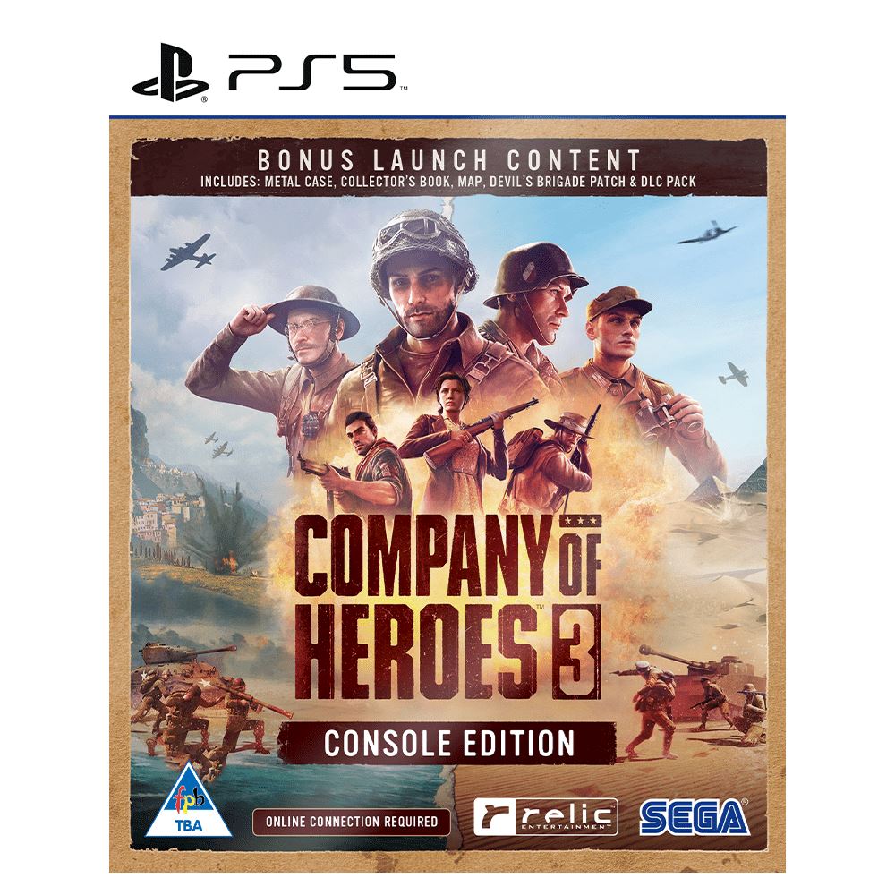 PS5 Company of Heroes 3 Launch Edition Metal Case - Disponibile in 2/3 giorni lavorativi