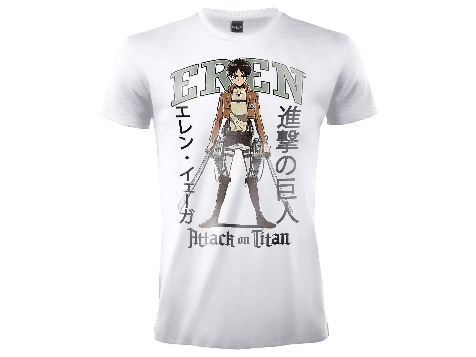 T-Shirt Attack on Titan - Eren S bianca - Disponibile in 2/3 giorni lavorativi