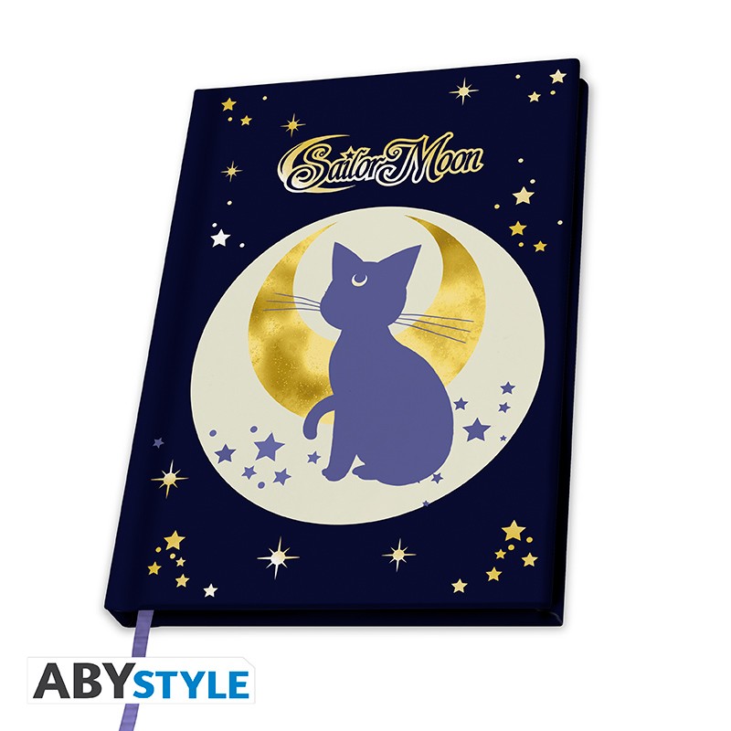 ABYSTYLE SAILOR MOON - Agenda A5 Premium "Luna & Artemis" - Disponibile in 2/3 giorni lavorativi