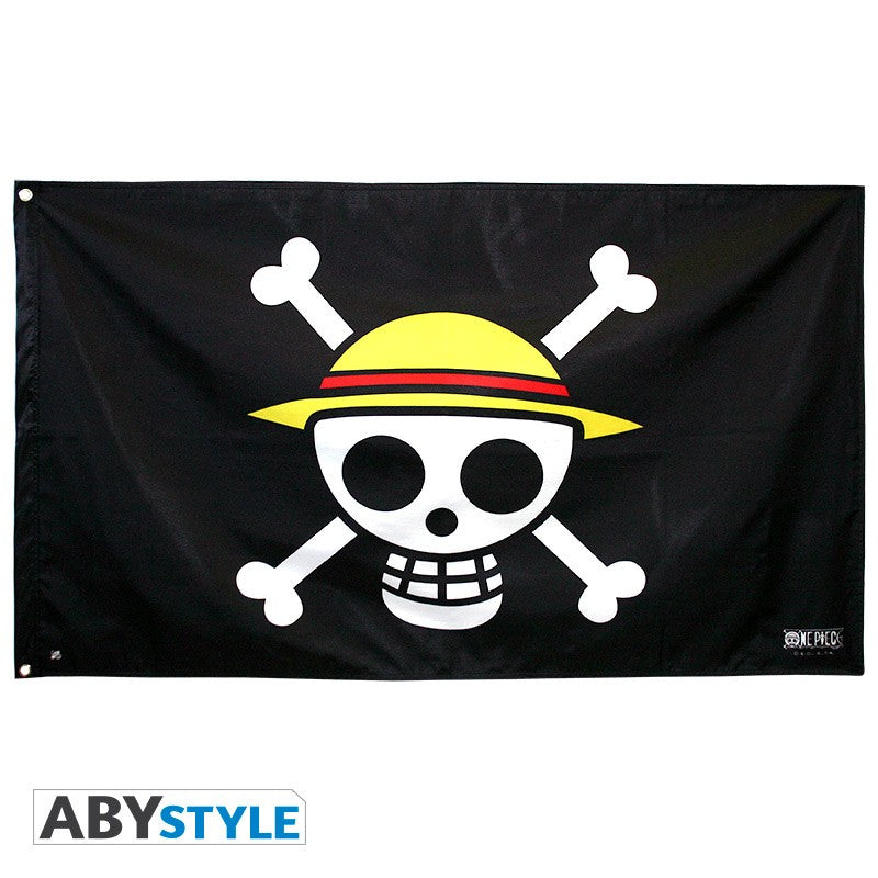ABYSTYLE ONE PIECE - Replica Bandiera: "Skull - Luffy" (70x120) - Disponibile in 2/3 giorni lavorativi