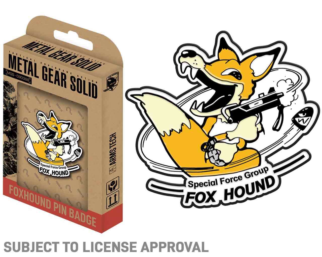 93130 - Metal Gear Solid Pin Badge Foxhound Limited Edition - Disponibile in 2/3 giorni lavorativi