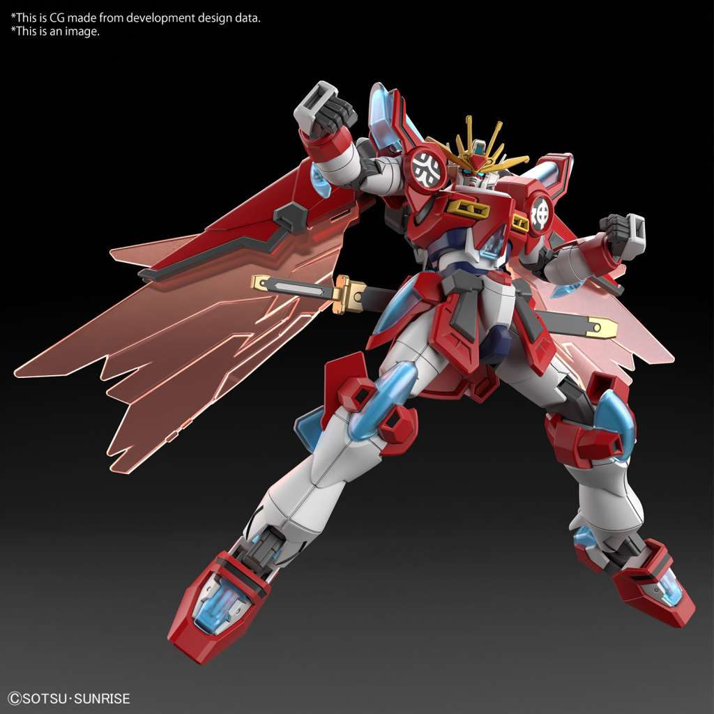 BANDAI 93184 - HG Gundam Shin Burning 1/144 - Disponibile in 2/3 giorni lavorativi