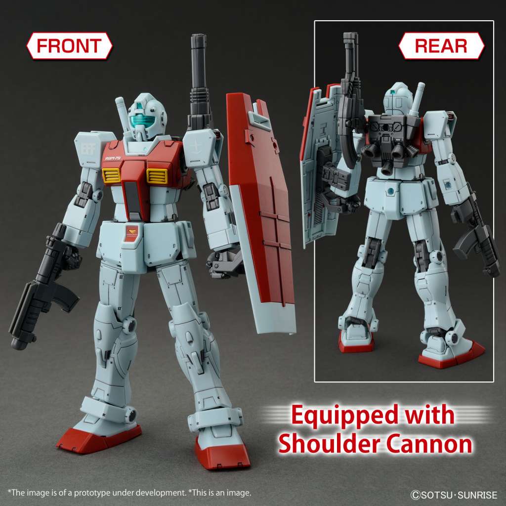 BANDAI 93185 - HG Gm Shoulder Cannon / Missile Pod 1/144 - Disponibile in 2/3 giorni lavorativi