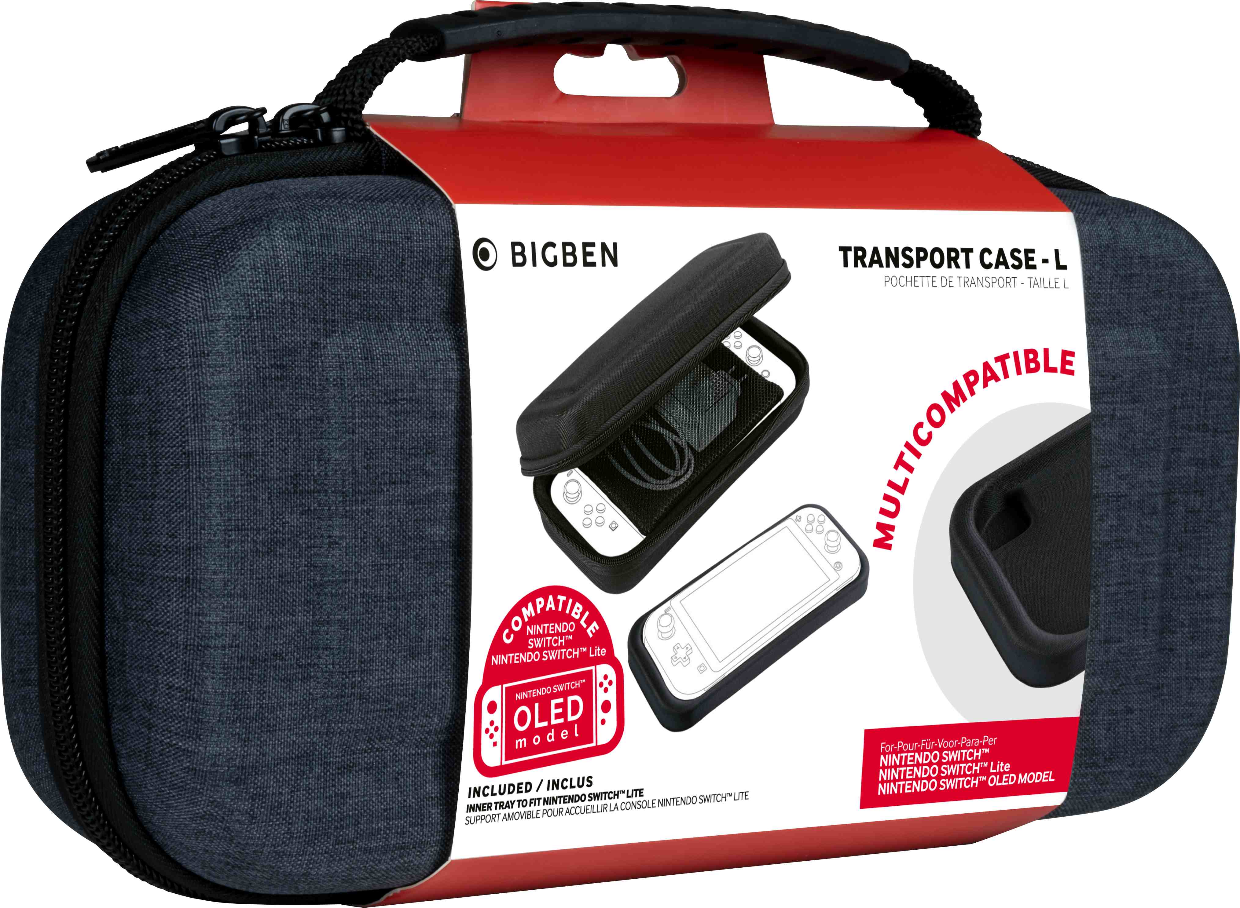 Switch BIGBEN Custodia rigida Grigio Scuro Switch Accessori - Disponibile in 2/3 giorni lavorativi