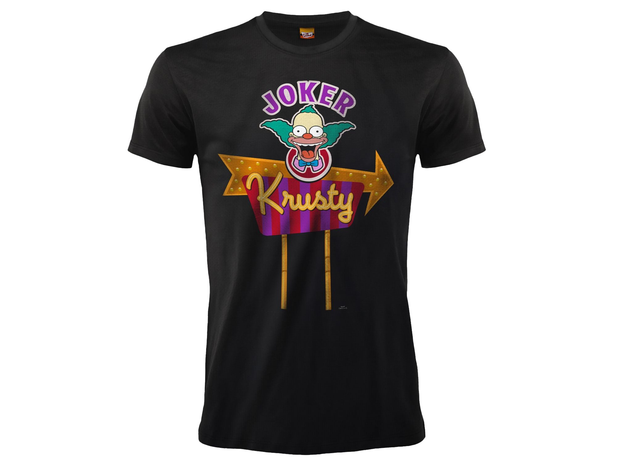 T-Shirt The Simpsons - Joker Krusty S nera - Disponibile in 2/3 giorni lavorativi
