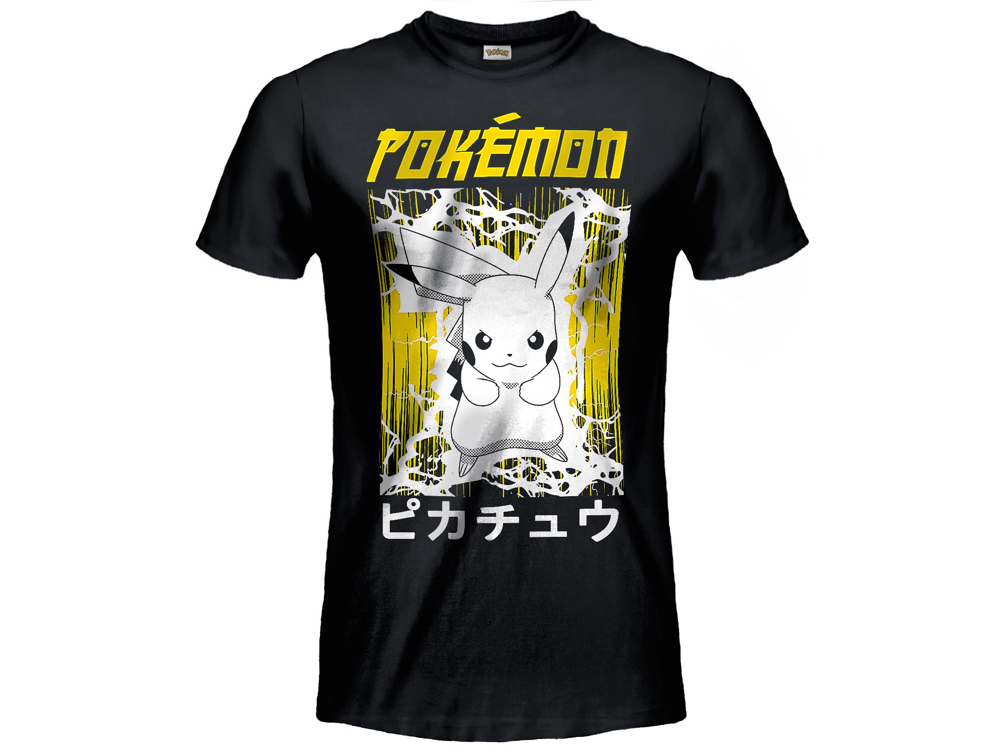 T-Shirt Pokemon - Pikachu nera 12/13 - Disponibile in 2/3 giorni lavorativi