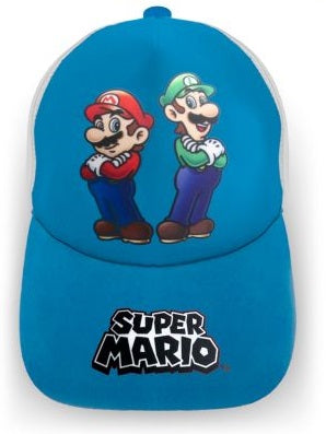 Cappellino Super Mario Bros - Blu 52 - Disponibile in 2/3 giorni lavorativi