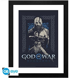 ABYSTYLE GOD OF WAR - Poster incorniciato: "Kratos and Atreus" (30x40) - Disponibile in 2/3 giorni lavorativi