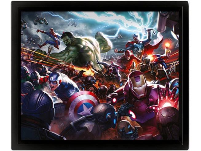 PYRAMID MARVEL FUTURE FIGHT (HEROES ASSAULT) FRAMED 3D - Disponibile in 2/3 giorni lavorativi