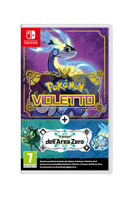 Switch Pokemon Violetto + Il Tesoro dellArea Zero - Disponibile in 2/3 giorni lavorativi