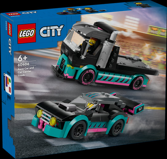 LEGO 60406 Auto da corsa e trasportatore - Disponibile in 2/3 giorni lavorativi