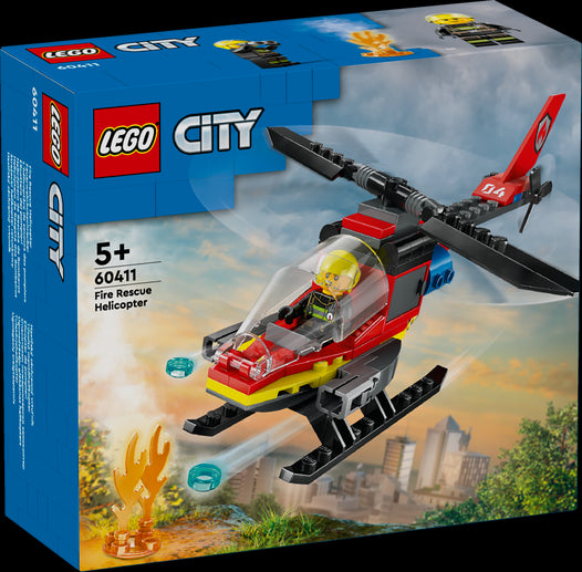 LEGO 60411 Elicottero dei pompieri - Disponibile in 2/3 giorni lavorativi