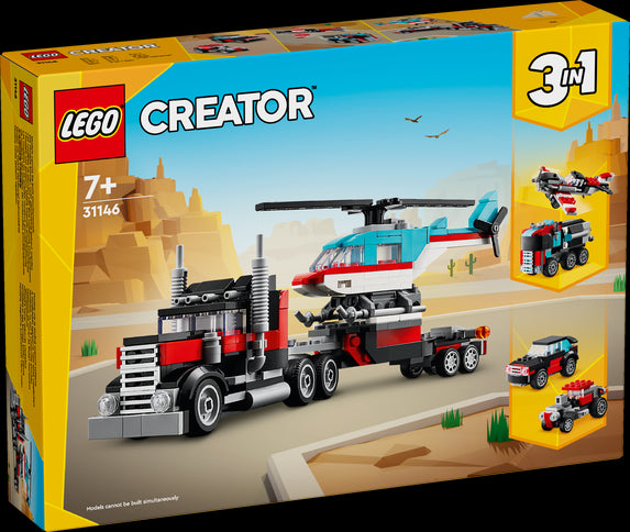 LEGO 31146 Autocarro con elicottero - Disponibile in 2/3 giorni lavorativi