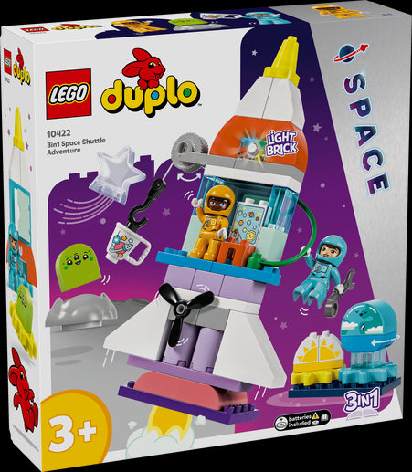 LEGO 10422 Avventura dello Space Shuttle 3 in 1 - Disponibile in 2/3 giorni lavorativi