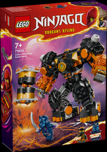 LEGO 71806 Mech elemento Terra di Cole - Disponibile in 2/3 giorni lavorativi