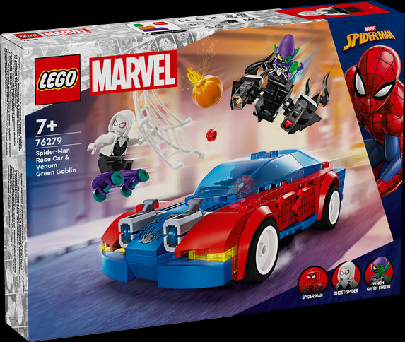 LEGO LEGO 76279 Auto da corsa di Spider-Man e Venom Goblin - Disponibile in 2/3 giorni lavorativi