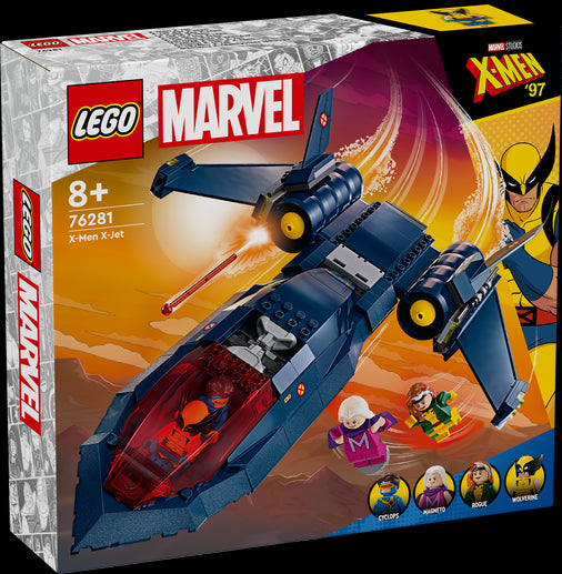 LEGO 76281 X-Jet di X-Men - Disponibile in 2/3 giorni lavorativi