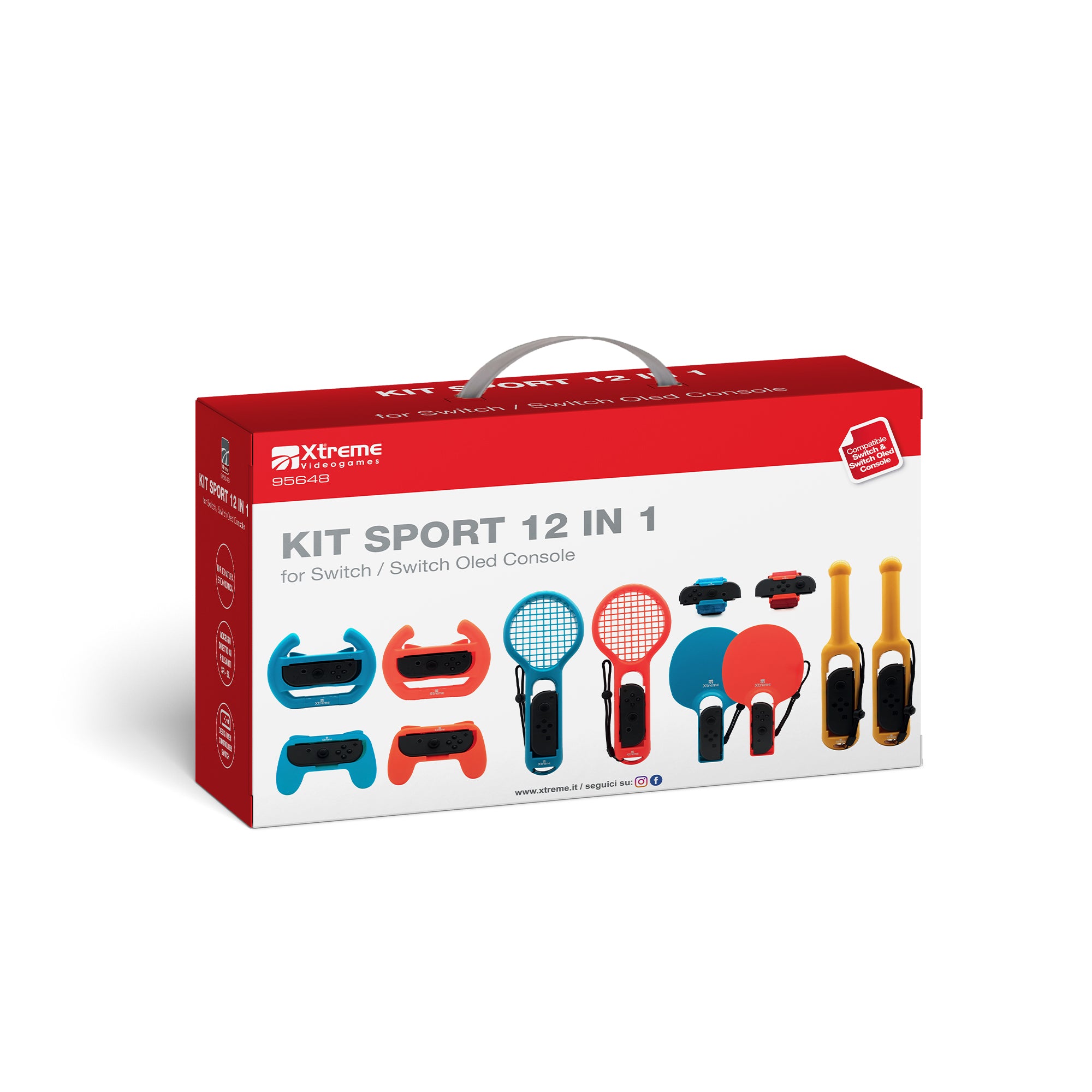 Switch XTREME Kit Sport 12 in 1 Accessori - Disponibile in 2/3 giorni lavorativi