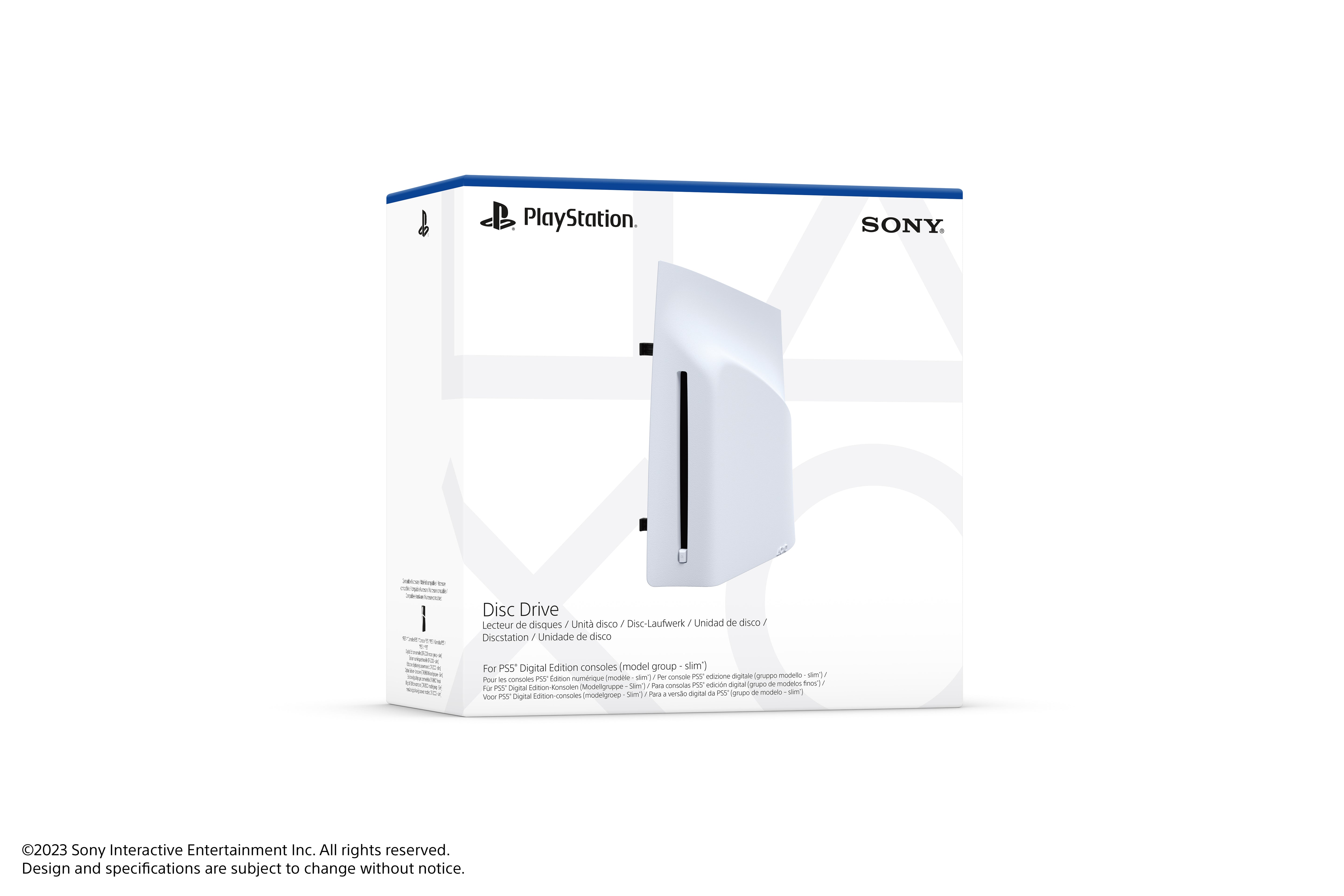 PS5 SONY Playstation 5 Digital Slim Lettore Disc Drive (Unità Disco) Accessori - Disponibile in 2/3 giorni lavorativi