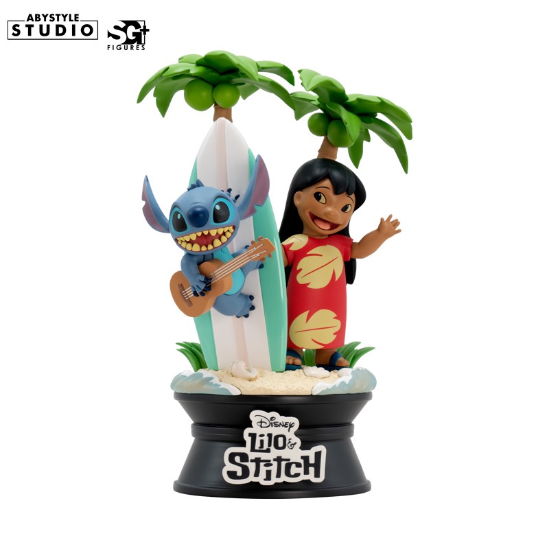 Action figure / Statue DISNEY - Disney: Lilo & Stitch - "Lilo & Stitch Surfboard" Figure 17 cm - Disponibile in 2/3 giorni lavorativi
