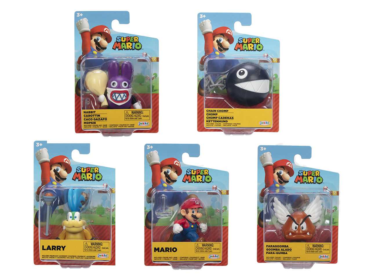 JAKKS PACIFIC NINTENDO SUPER MARIO FIGURE 6 CM WAVE 33 (ASSORTIMENTO 8 PERSONAGGI) - Disponibile in 2/3 giorni lavorativi