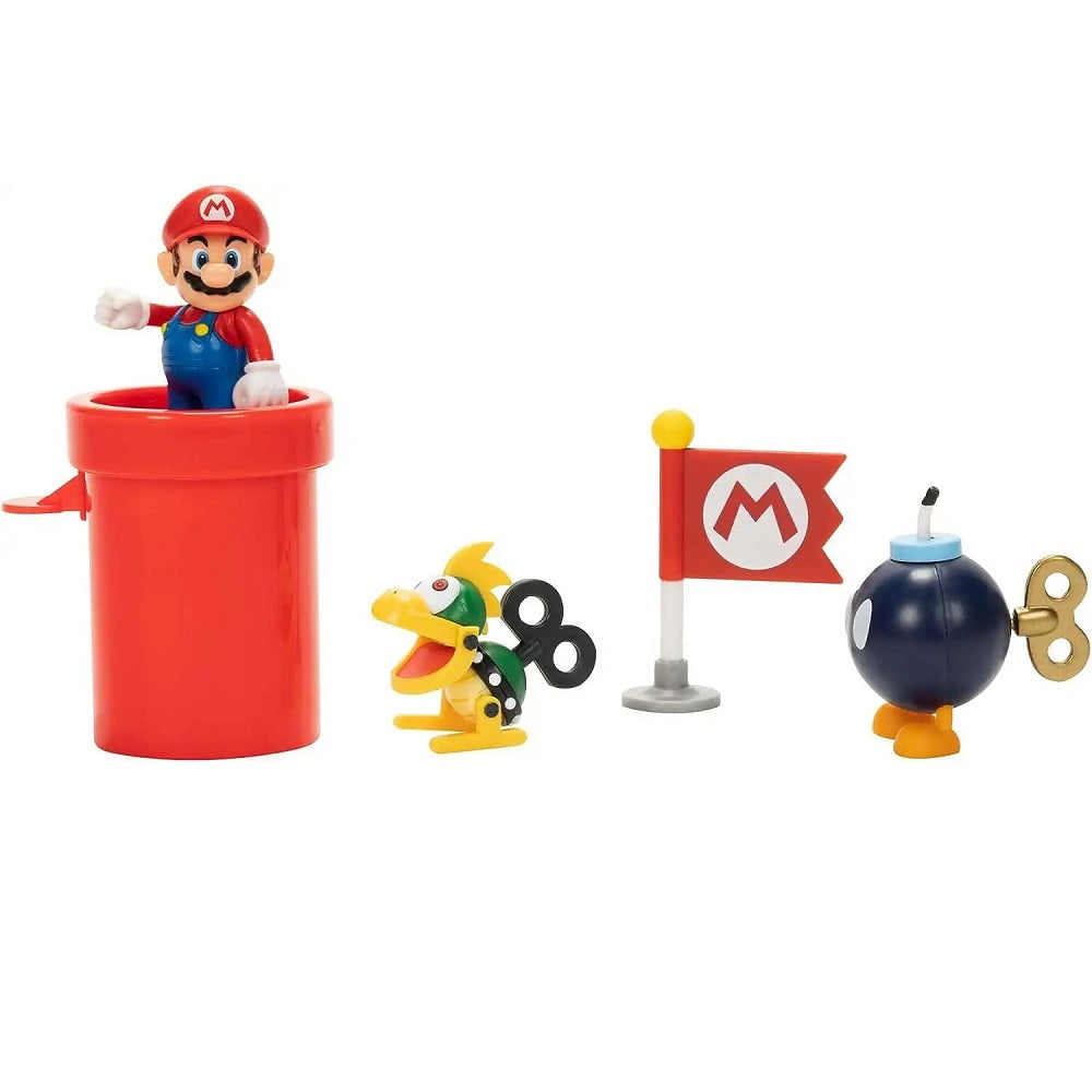 JAKKS PACIFIC NINTENDO SUPER MARIO AIRSHIP DIORAMA SET - Disponibile in 2/3 giorni lavorativi