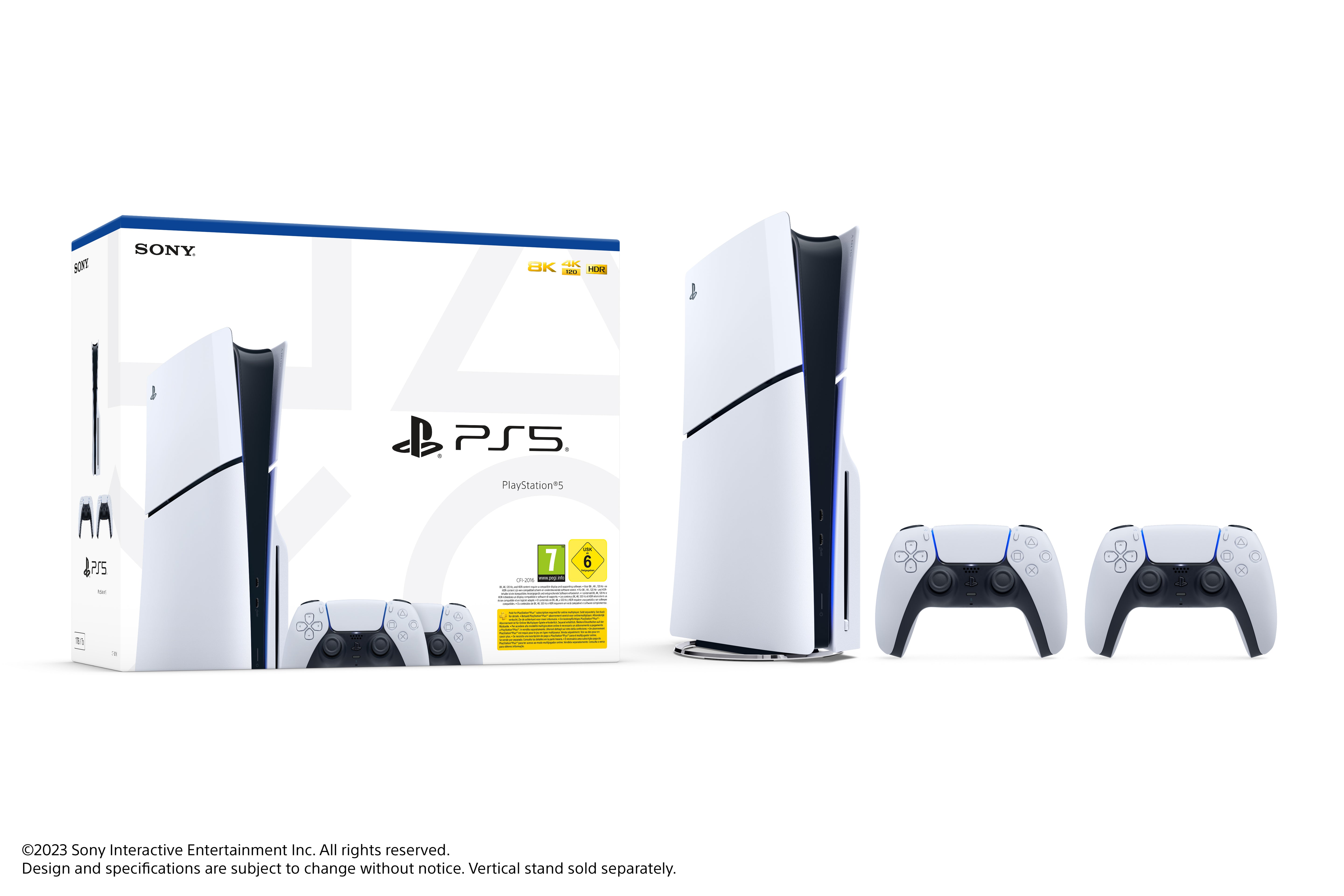 Console PlayStation 5 slim Chassis D + Controller DualSense White - Disponibile in 2/3 giorni lavorativi