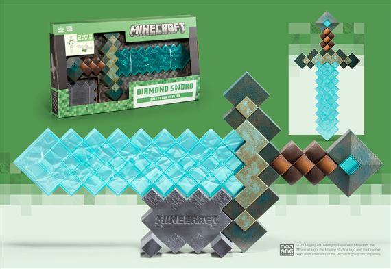 Minecraft - Spada di diamante Replica da collezione - Disponibile in 2/3 giorni lavorativi