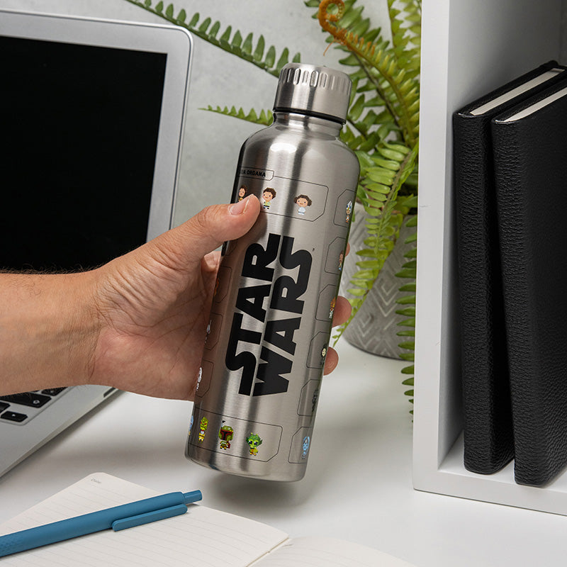 PALADONE Star Wars Metal Water Bottle - Disponibile in 2/3 giorni lavorativi
