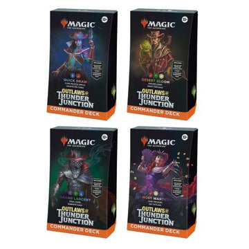 Magic: The Gathering - Outlaws of Thunder Junction Commander Decks Display (4 mazzi) - ENG - Disponibile in 2/3 giorni lavorativi