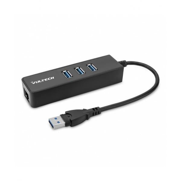HUB VULTECH 3 PORTE USB 3.0 HUB/RJ45 - Disponibile in 3-4 giorni lavorativi