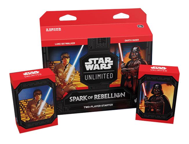 ASMODEE - STAR WARS UNLIMITED - STARTER SET SPARK OF REBELLION - ING - Disponibile in 2/3 giorni lavorativi