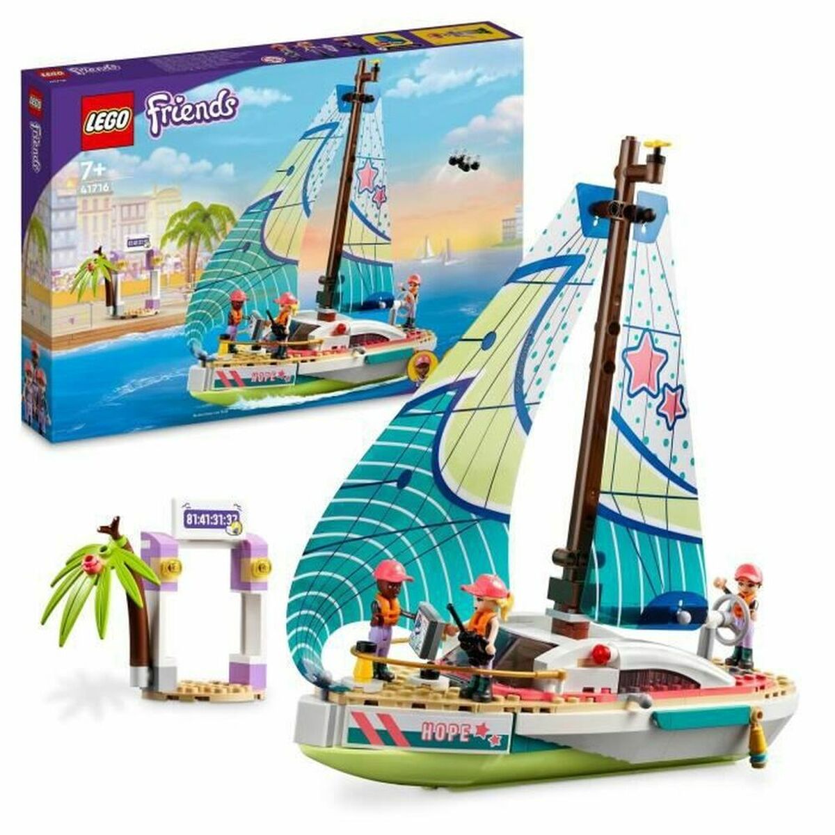 Playset Lego Friends 41716 Stephanie's Sea Adventure (309 Pezzi) - Disponibile in 3-4 giorni lavorativi