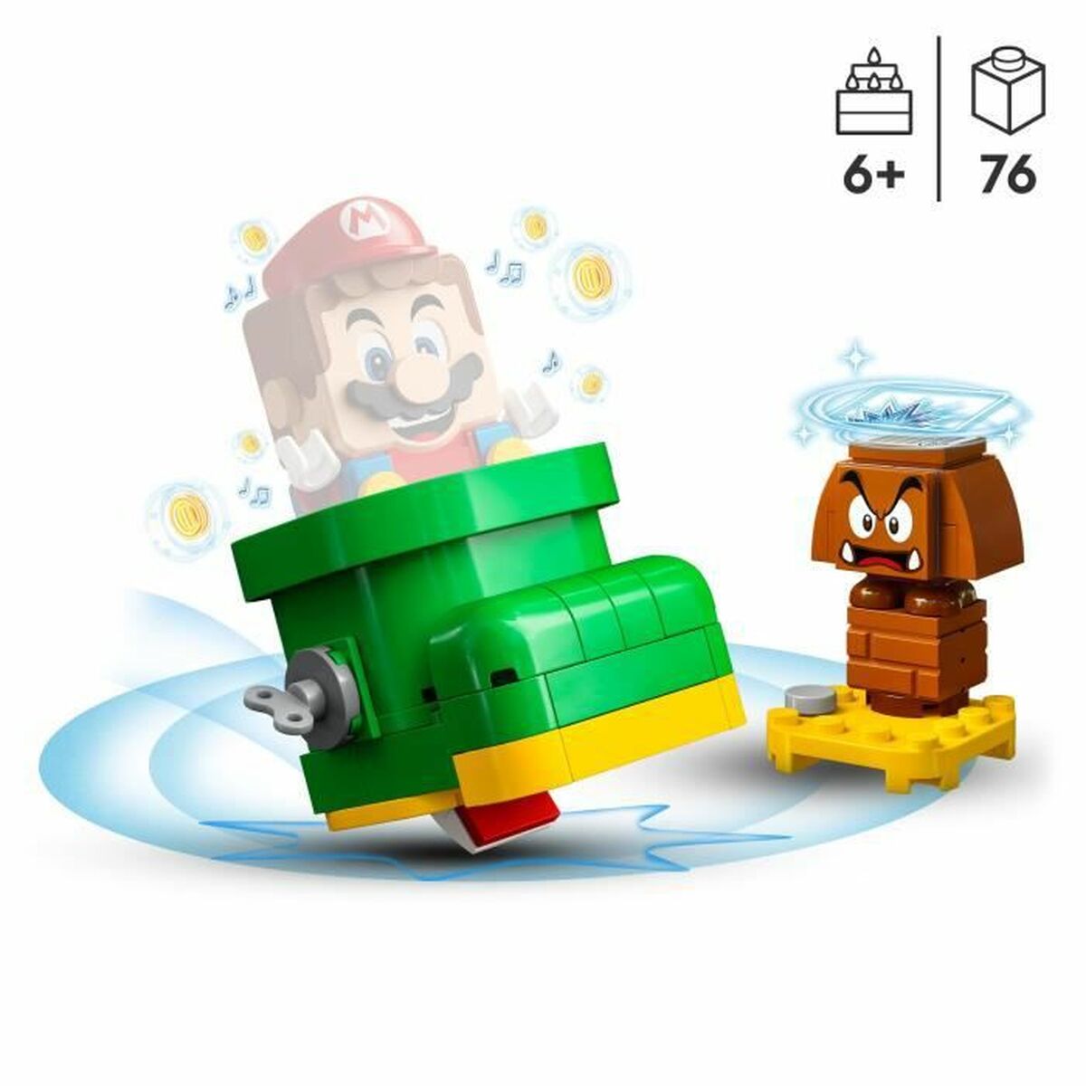 Set di Costruzioni Lego Super Mario 71404 Goomba's Shoe Expansion Set Multicolore - Disponibile in 3-4 giorni lavorativi