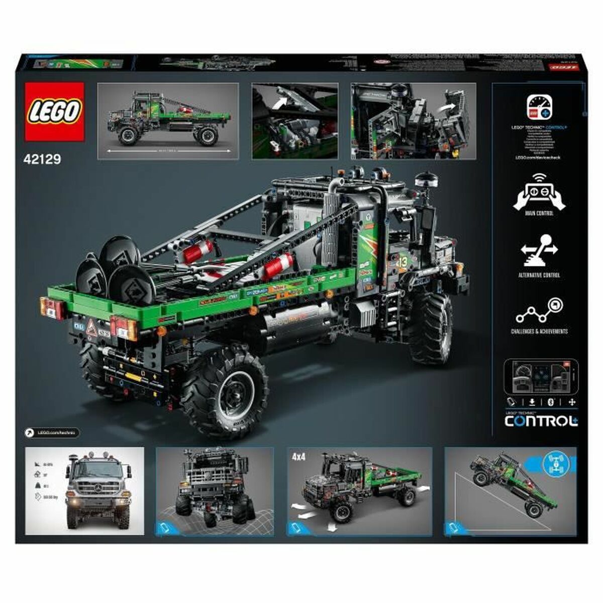 Playset Lego 42129 Technic Mercedes-Benz Zetros 4x4 - Disponibile in 3-4 giorni lavorativi